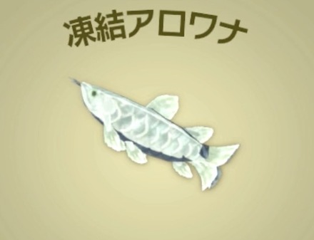 凍結アロワナ画像