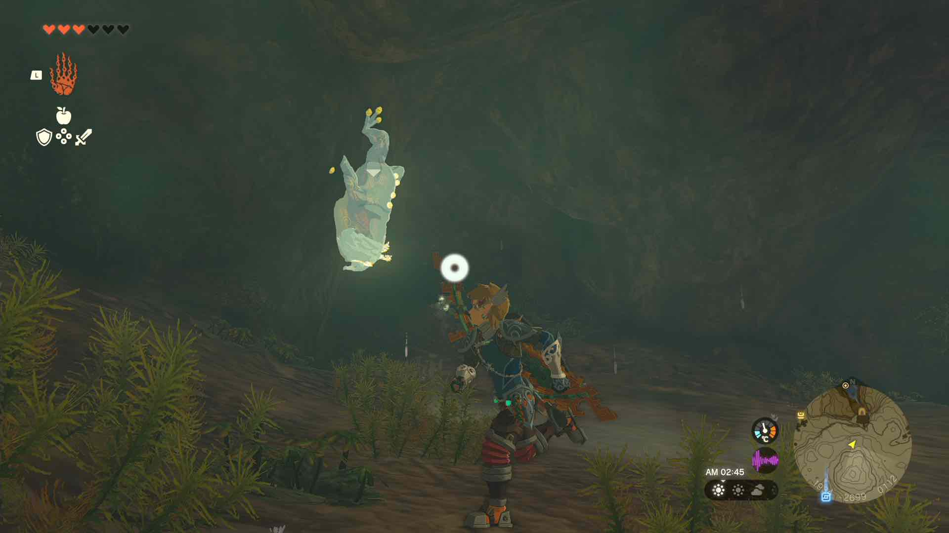 フロリア山の洞窟のマップ