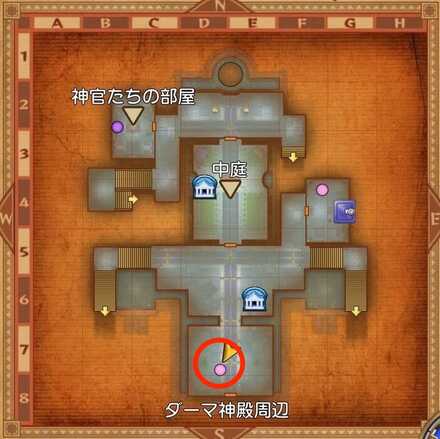 入り口付近マップ