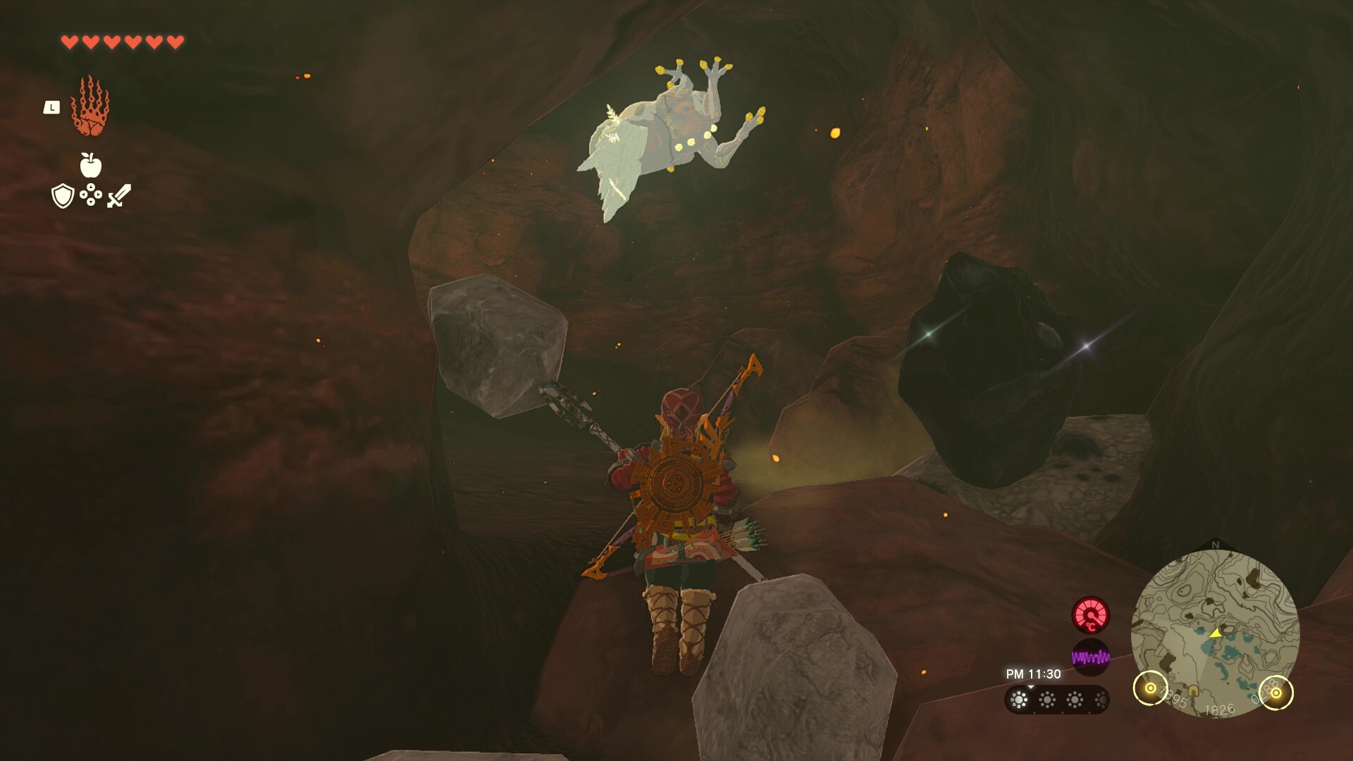 レストラン東の坑道のマップ