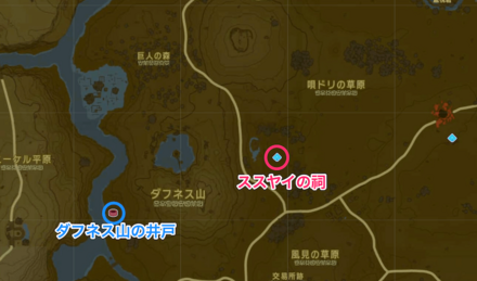 ススヤイの祠周辺井戸