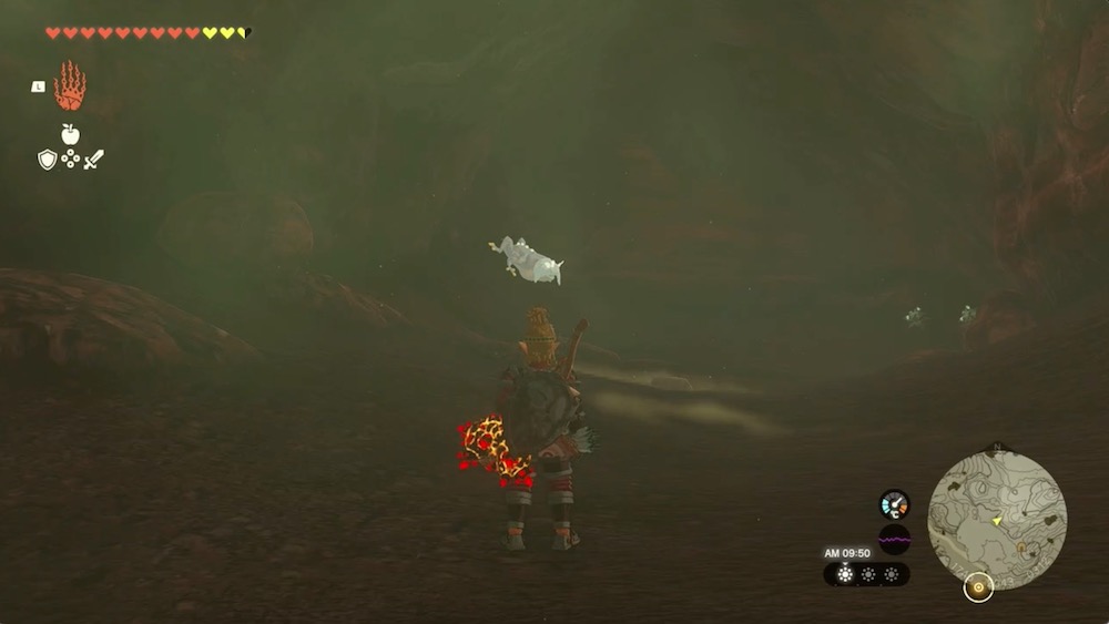 南採掘場のマップ