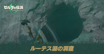 ルーテス湖の洞窟