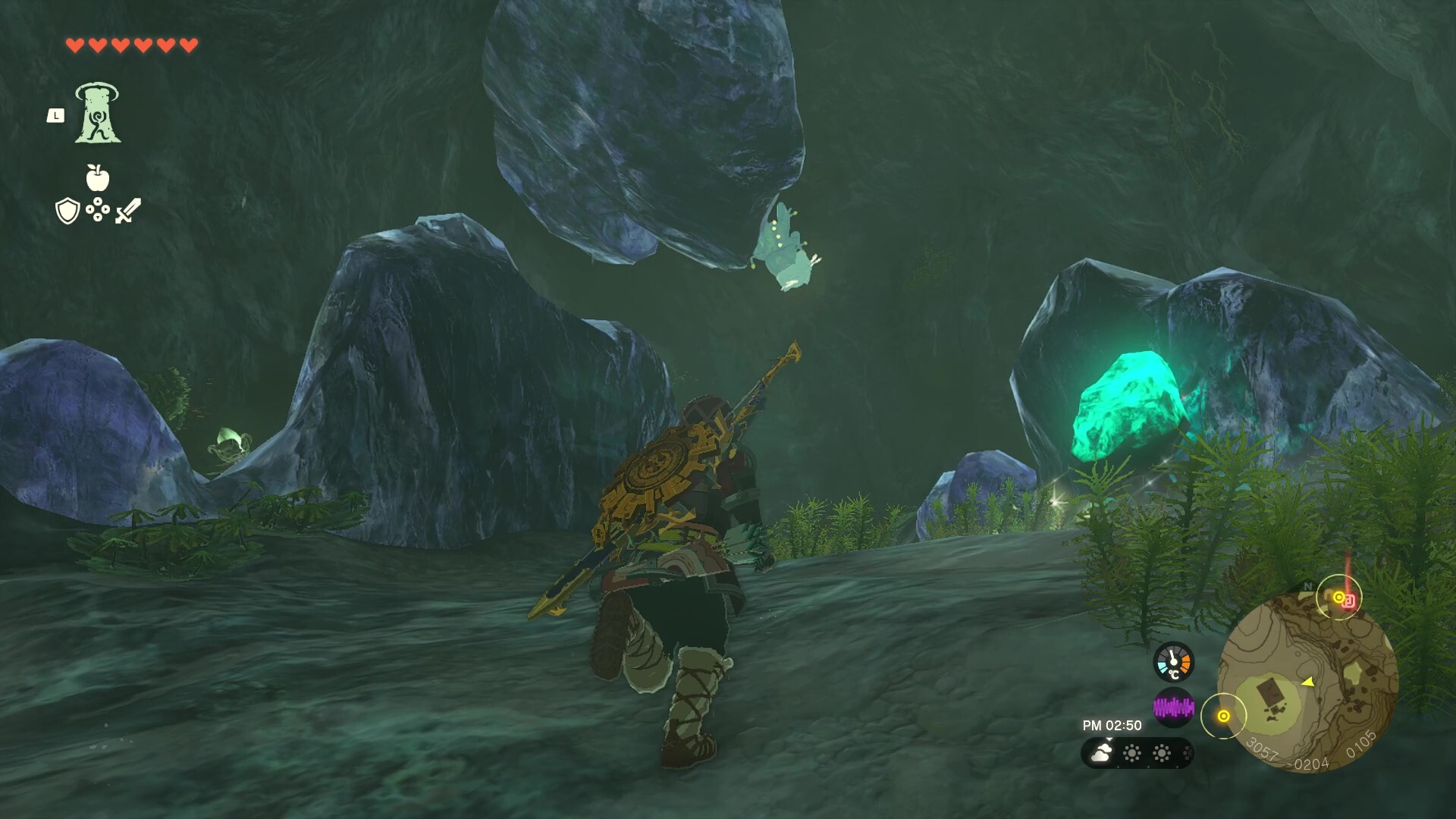 ラルート水脈のマップ