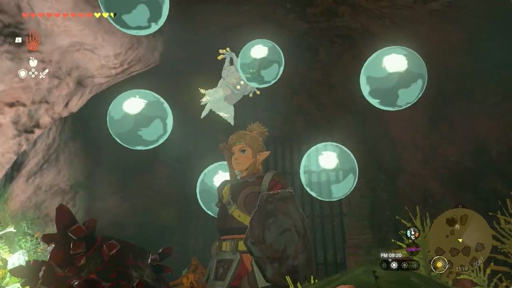 作業場の洞穴のマップ