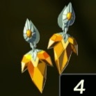 コハクの耳飾り画像