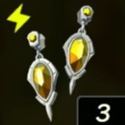 トパーズの耳飾り画像