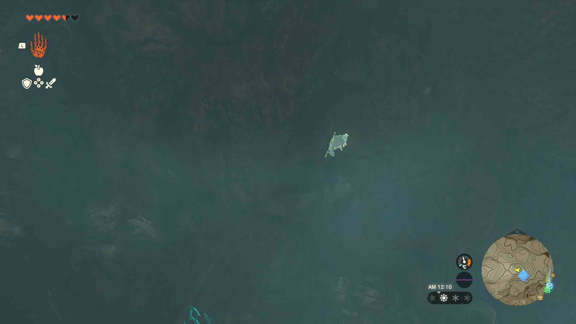 ヘブラの大化石のマップ