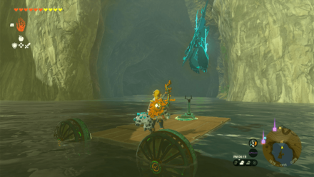 ボートを作って入る