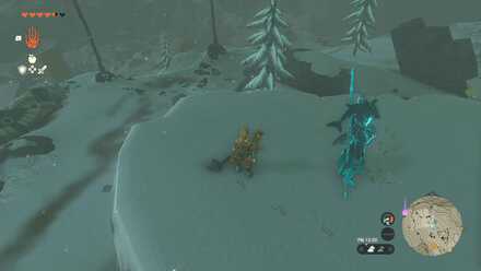 ヘブラ山北西の洞窟付近