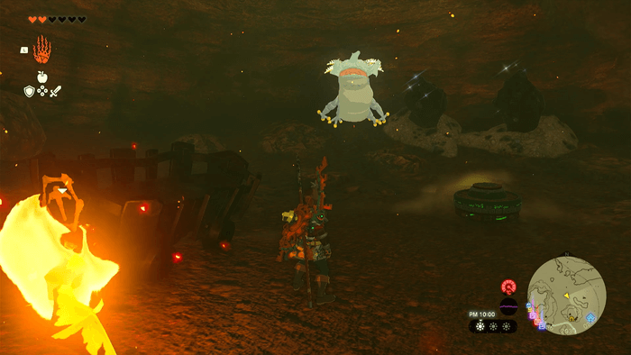 ニカカ島坑道のマップ