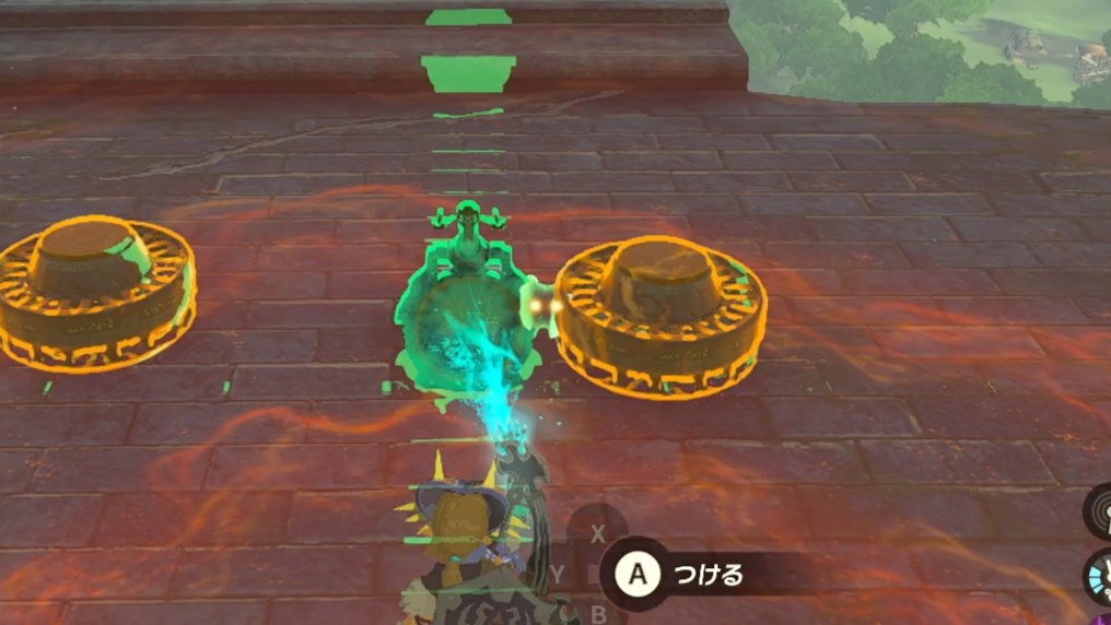 斜めに操縦桿を取付ける