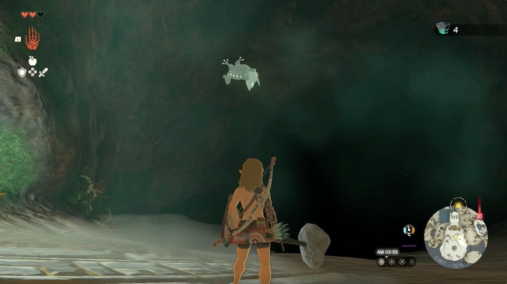 採掘の洞窟のマップ