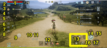 画面表示の見方