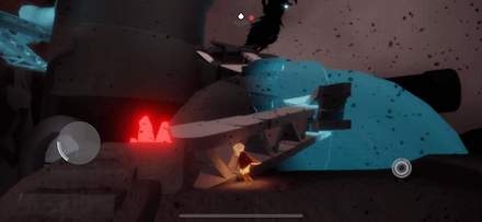 黒い龍の視界に入らないように注意