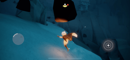 暴風が収まる瞬間に少しずつ進んでいく