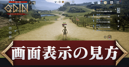 画面表示の見方