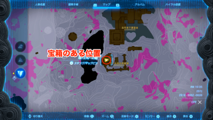 始まりの勇者帽子の入手マップ