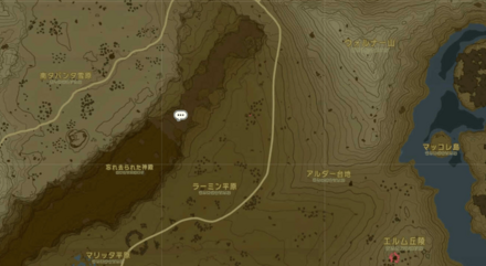 忘れ去られた神殿周辺