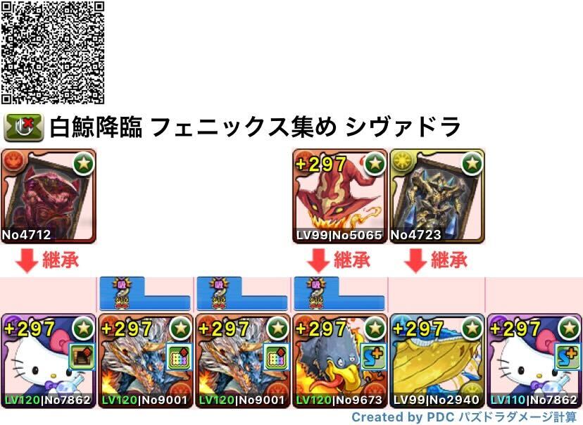 周回編成(フェニックス確保用)