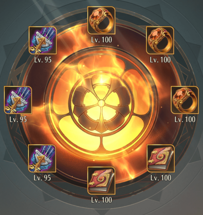 ランダムで上位装備を入手できるシステム