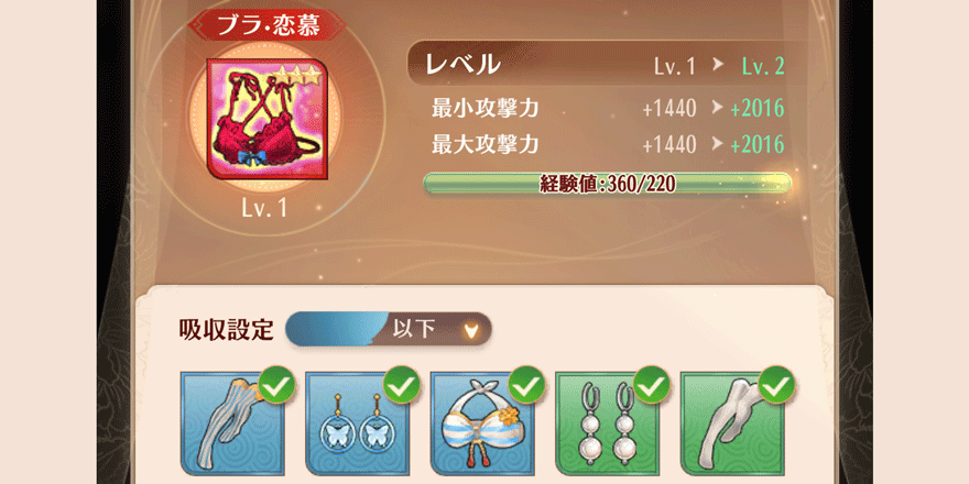 私装_レベルアップ