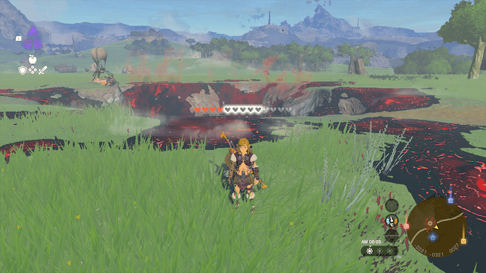 地上に戻ると回復