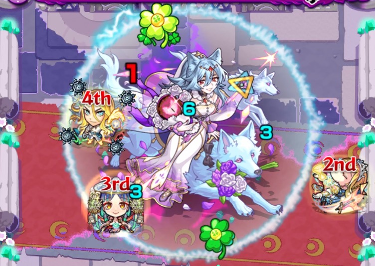 天使を倒すとクローバーアイテムが出現