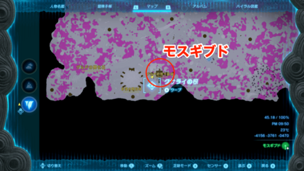 モスギブド拡大マップ