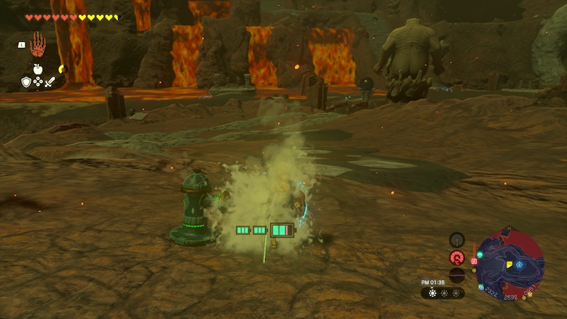 水浴びで熱対策