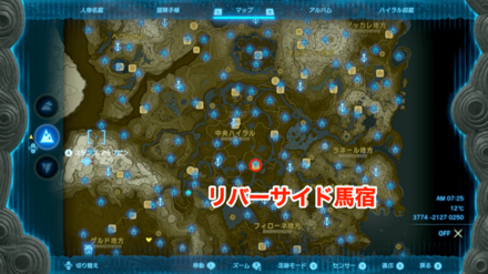 リバーサイド馬宿全体マップ