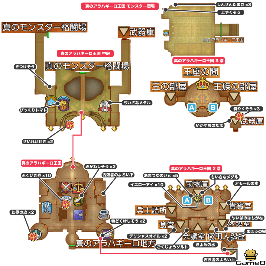 真アラハギーロ王国全体マップ