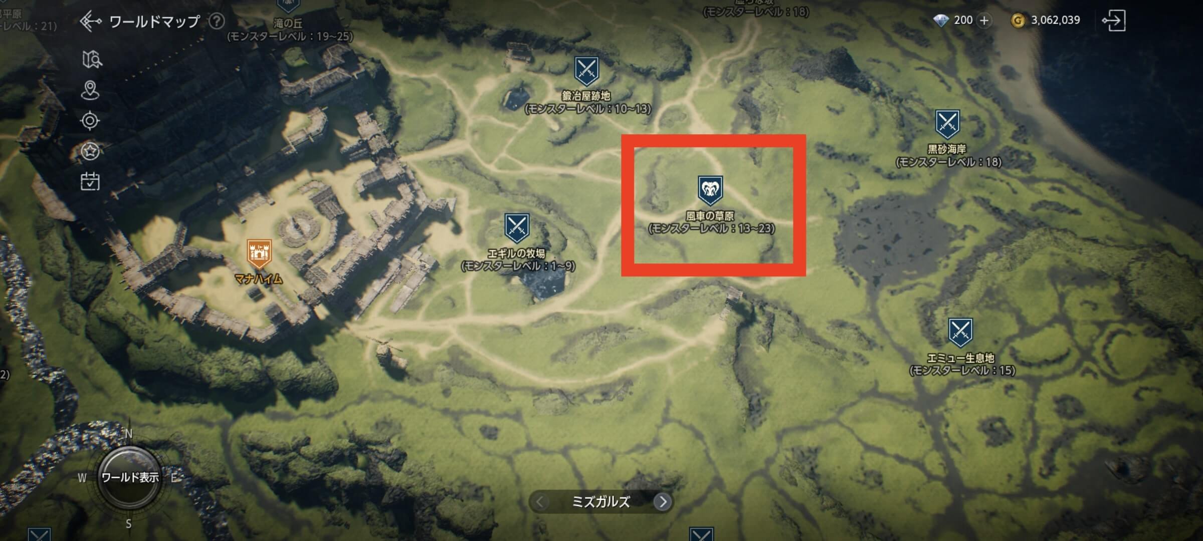 適正レベルの見方