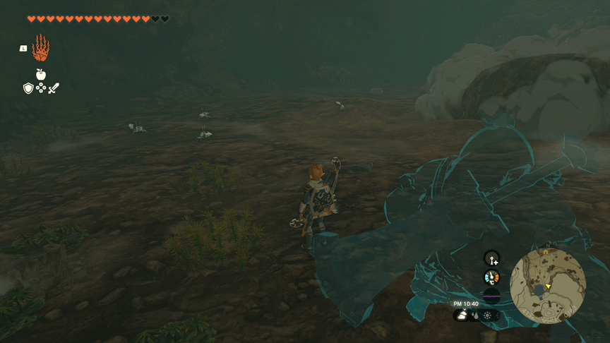 ウルラ峡谷南の洞窟付近の拡大マップ