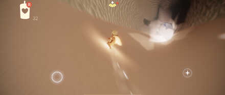 坂を降りていく