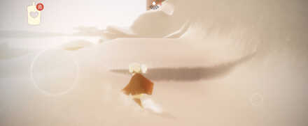 壁を伝って右の崖へ