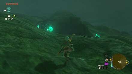 サトリの光の柱が見えない状態