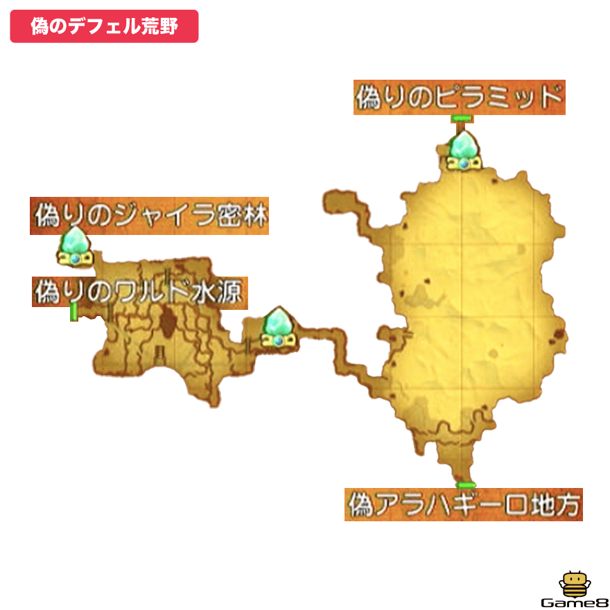 偽デフェル荒野全体マップ