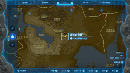 時の神殿跡マップ