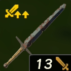 錆びた両手剣画像