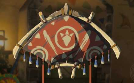 パラセールのゴロン族の生地