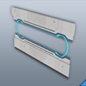 BP「エアル：窓付き斜め外壁」