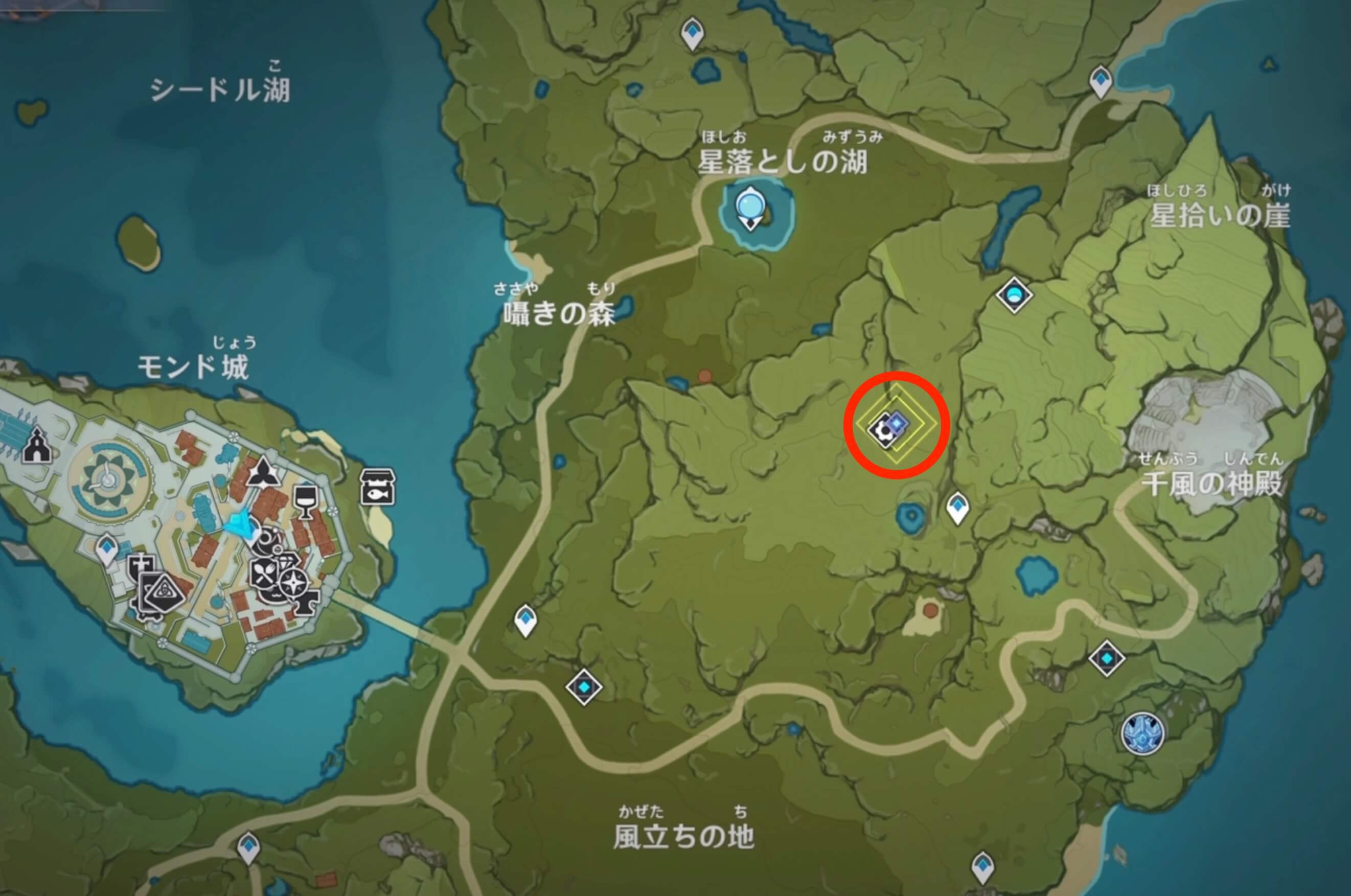 モンドの郊外に向かう