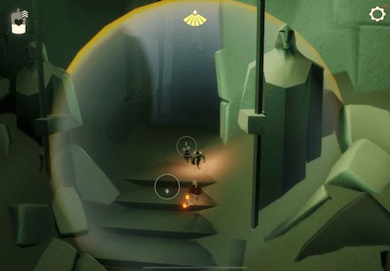 祠に入って次のエリアへ