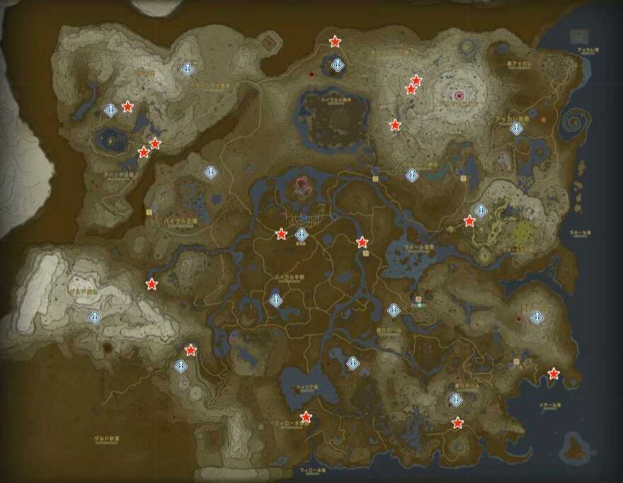 白銀ホラブリン場所マップ