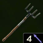 畑のフォーク画像