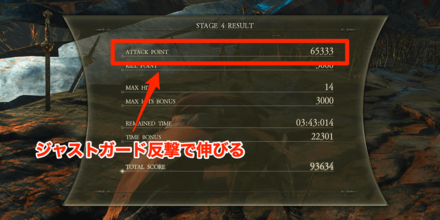 ジャストガード反撃