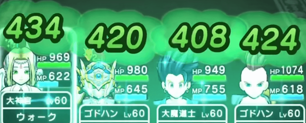 エンジェルロッドの回復量