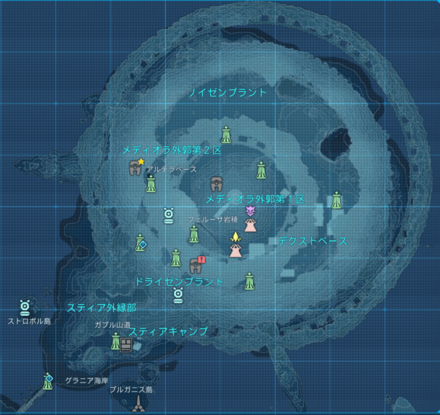 スティアのマップ