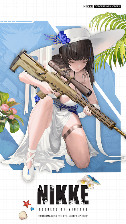 水着メアリーのイラスト